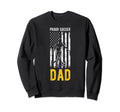 Proud Soccer Dad Usa Flag Family Sweatshirt - Novelty Apparel for Adults