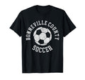 Bonneville County Soccer Distressed T-Shirt - Streetwear Style for Adults