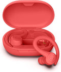 JLab Go Air Sport+ Wireless Workout Earbuds Featuring C3 Clear Calling, Secure Earhook Sport Design, 35+ Hour Bluetooth Playtime, and 3 EQ Sound Settings (Coral)