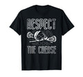 Respect Crease Lacrosse Player Sport T-Shirt - Novelty Apparel Unisex
