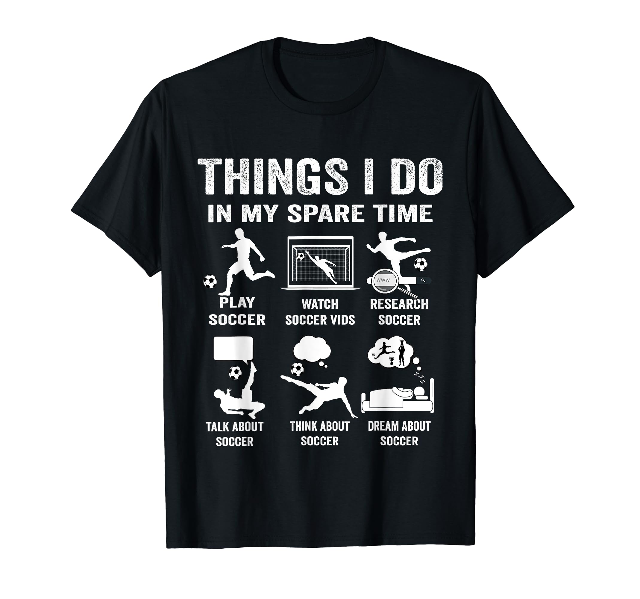 Things I Do My Spare Time Hobby T-Shirt - Casual Everyday Wear for Adults