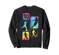 10Th Birthday Soccer Player Football Sweatshirt - Trendy Graphic Men Women