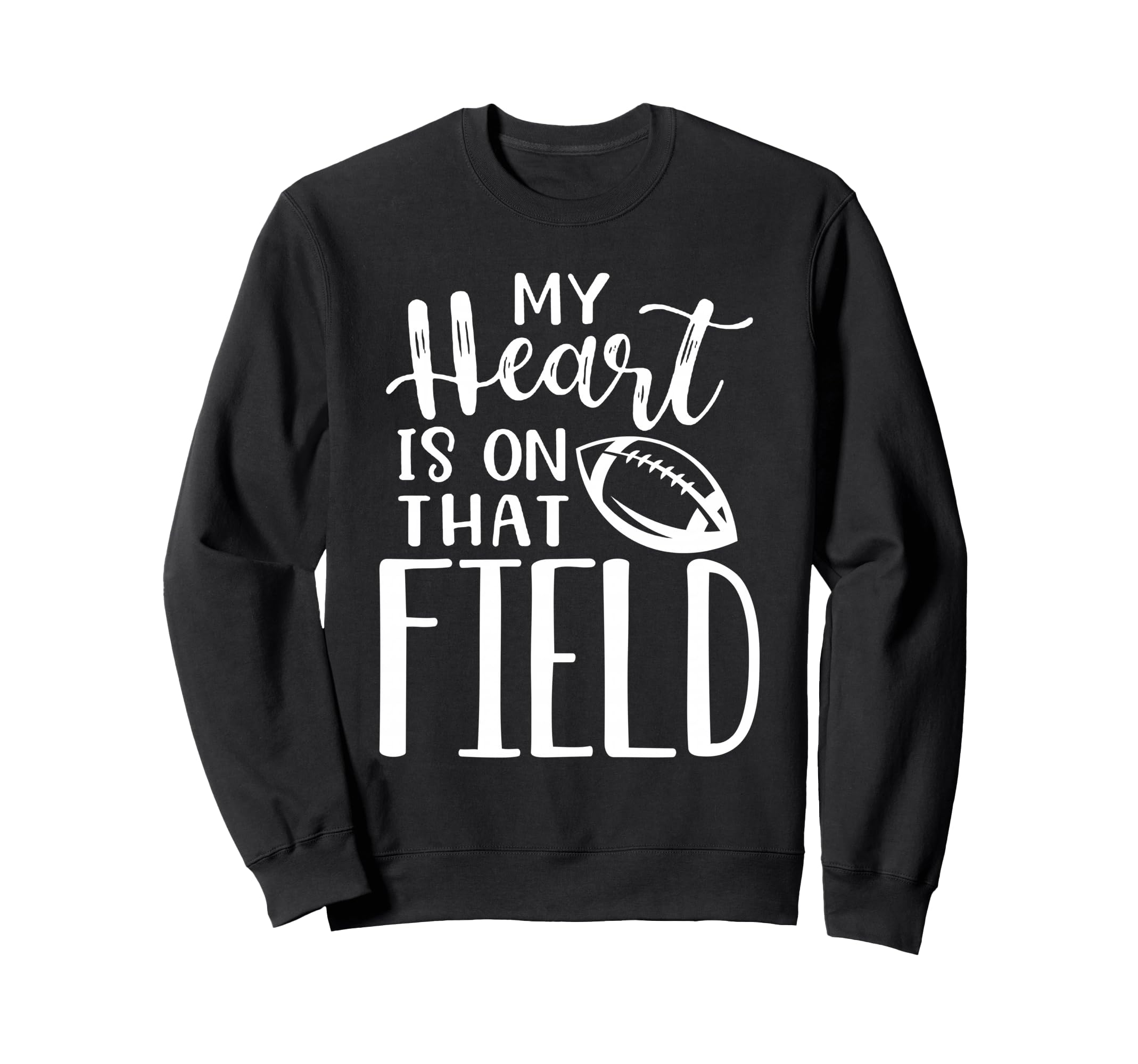My Heart Is That Field Funny Sweatshirt - Minimalist Print Men Women