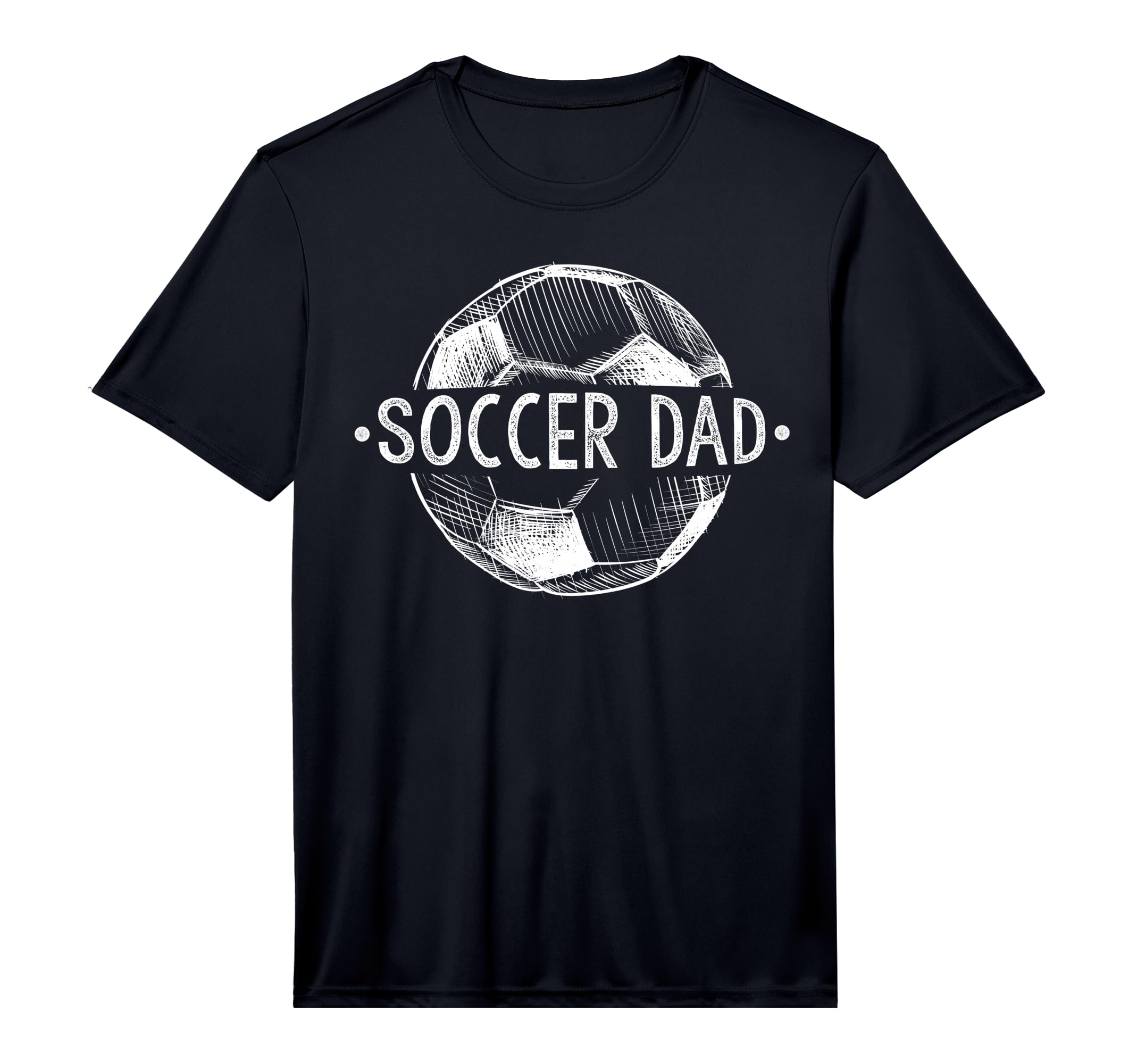 Mens Soccer Dad Family Matching Team T-Shirt - Minimalist Print for Adults