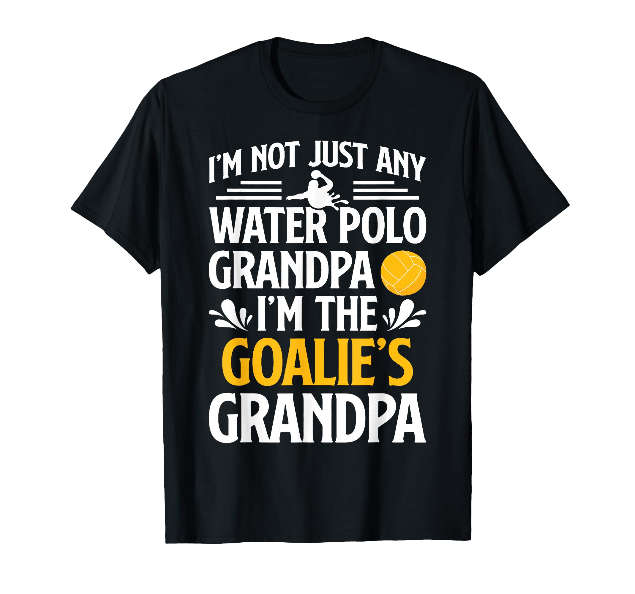 Water Polo Goalie Grandpa Water Polo T-Shirt - Custom Art Print Men Women