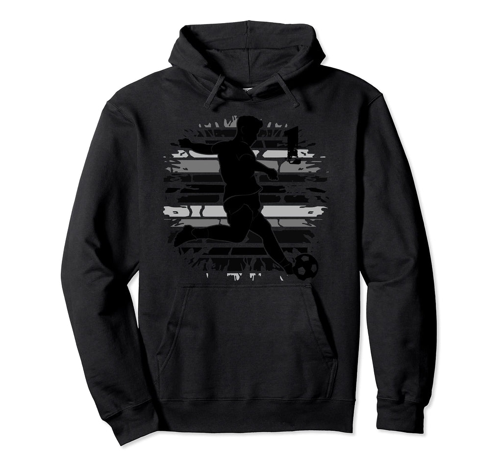 Grunge Soccer Number One Hoodie - Streetwear Style for Adults