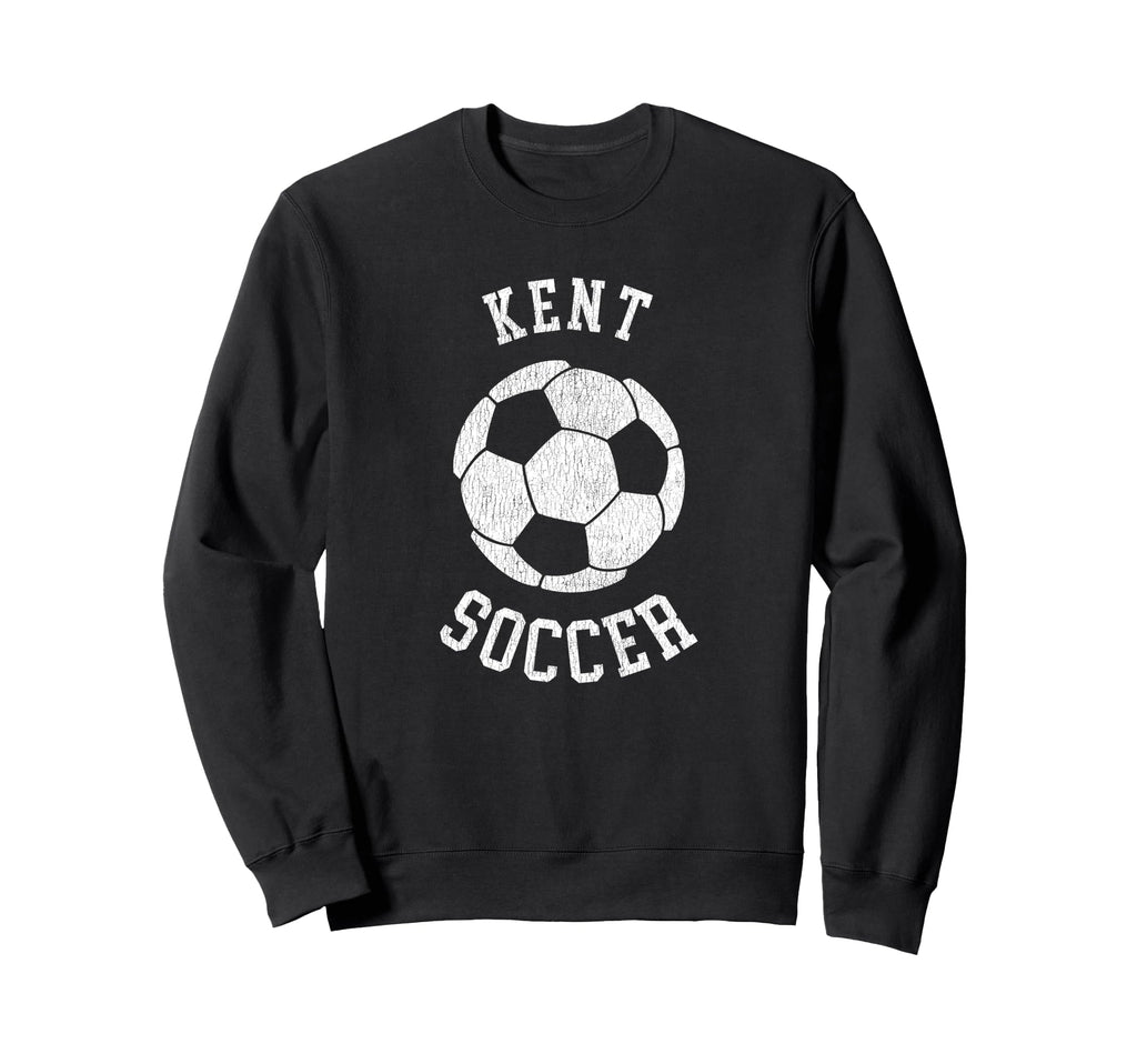 Kent Soccer Distressed 90S Sweatshirt - Aesthetic Graphic for Adults