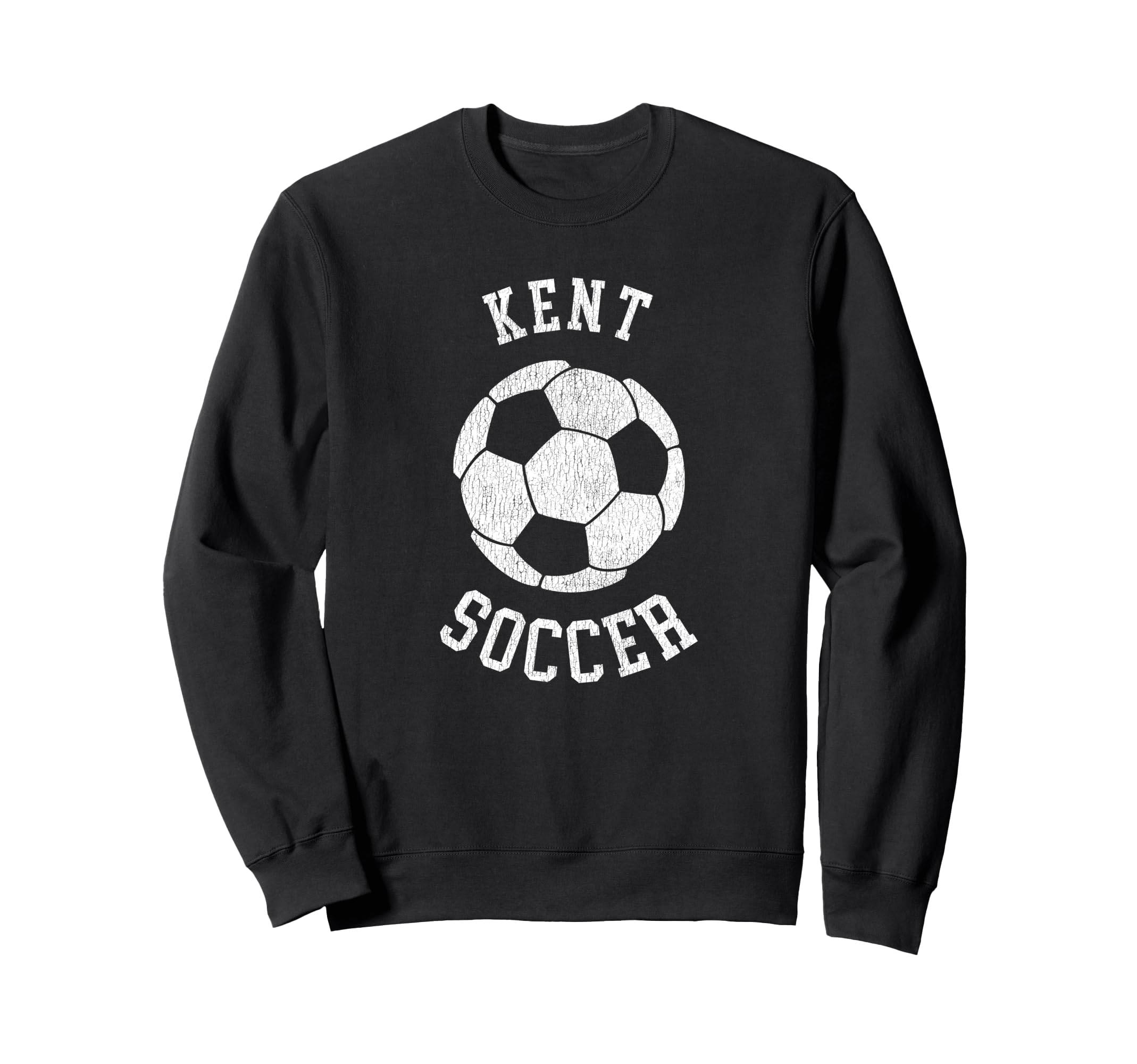 Kent Soccer Distressed 90S Sweatshirt - Aesthetic Graphic for Adults