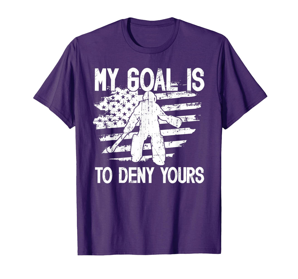 My Goal Field Hockey Goalie Field T-Shirt - Custom Art Print Men Women