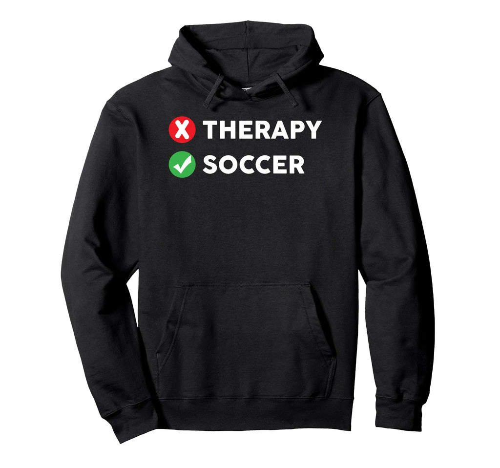 Funny Soccer Fan Coach Player Lover Hoodie - Minimalist Print for Adults