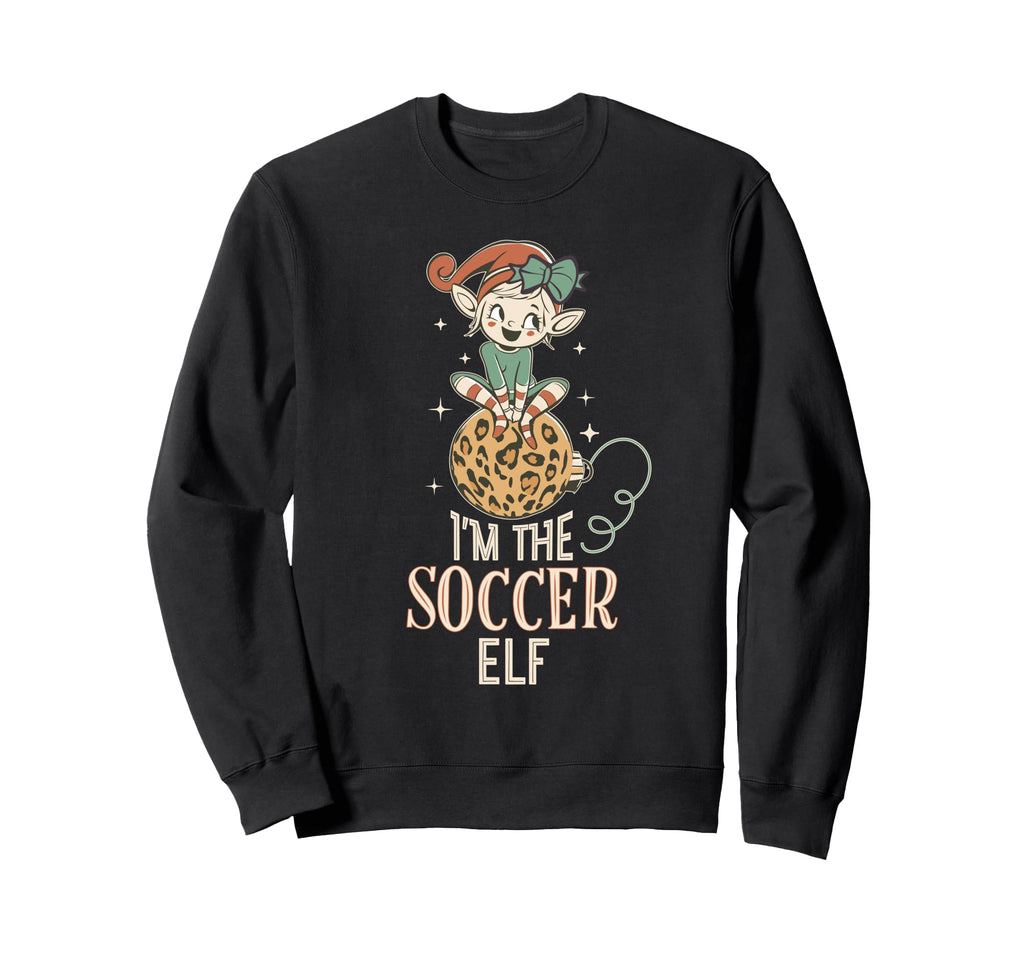 Im Soccer Elf Matching Family Sweatshirt - Fun Novelty Design Men Women