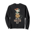 Im Soccer Elf Matching Family Sweatshirt - Fun Novelty Design Men Women