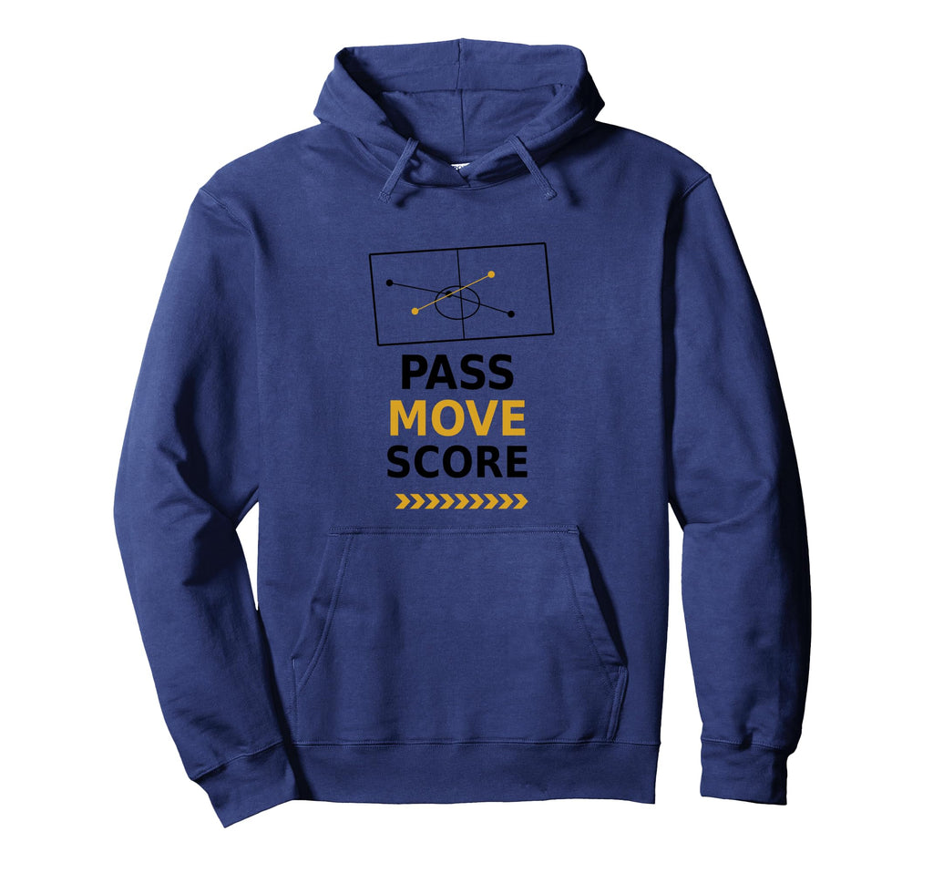 Football Collection Pass Move Score Hoodie - Aesthetic Graphic Men Women