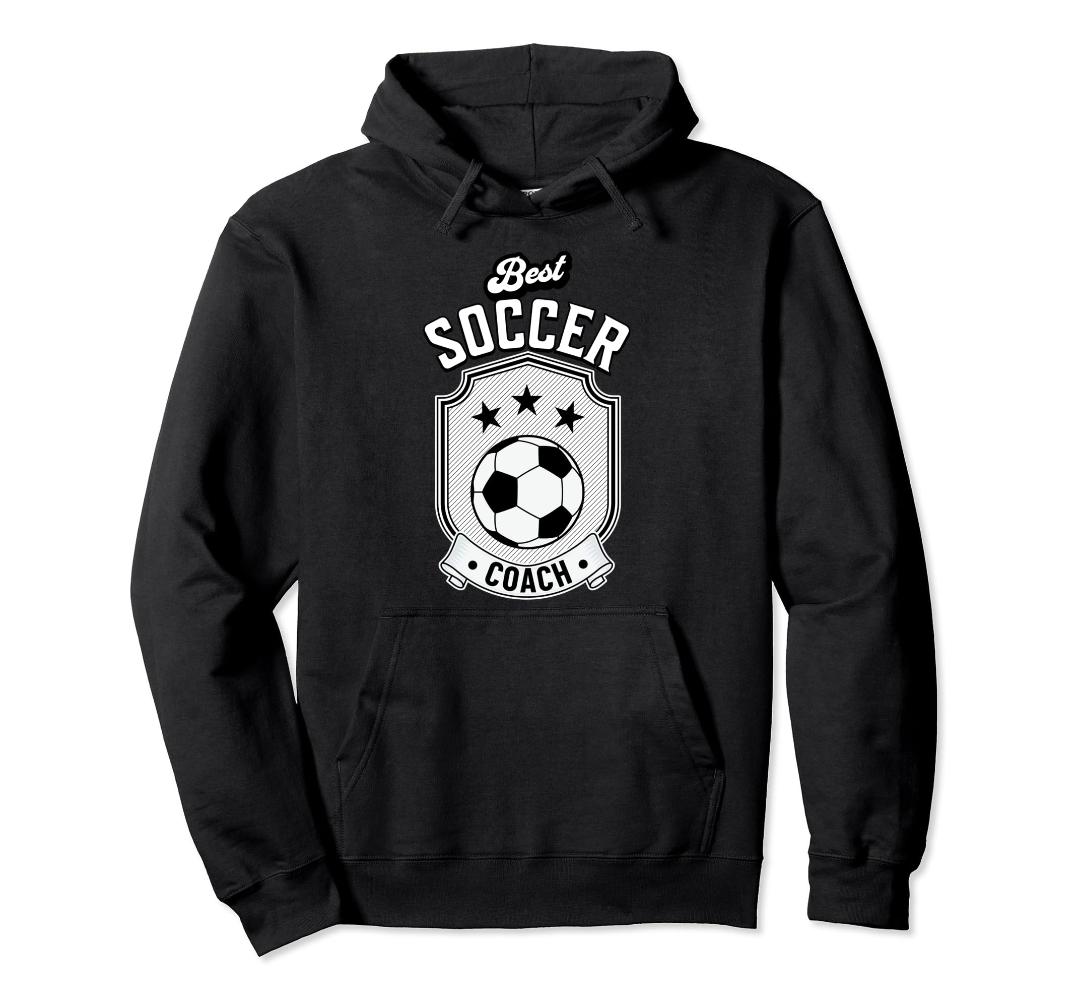 Fun Gift Best Soccer Coach Hoodie - Unique Graphic for Adults