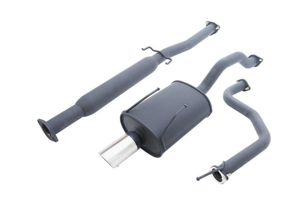 Megan Racing Cat Back Exhaust System 2.5" Pipe Black for Honda Civic 1992-2000 2-Door, 4-Door, Hatchback - MR-CBS-HC92-OEB