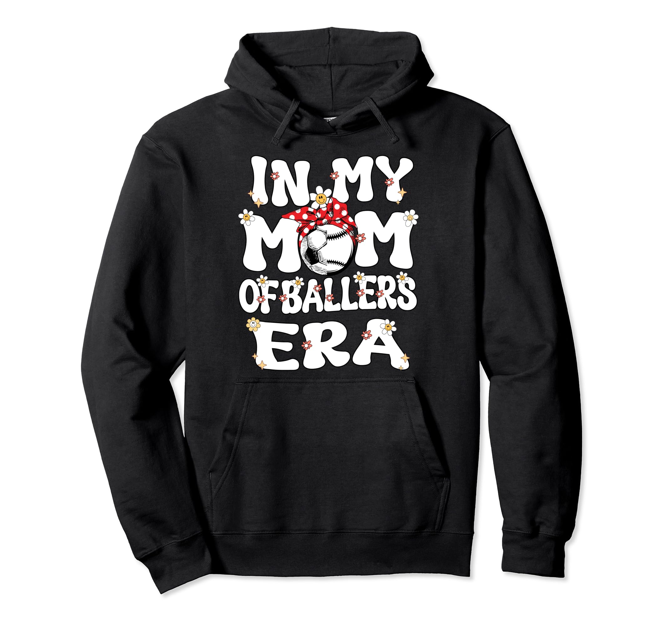 My Mom Baller Era Baseball Soccer Mom Hoodie - Novelty Apparel for Adults