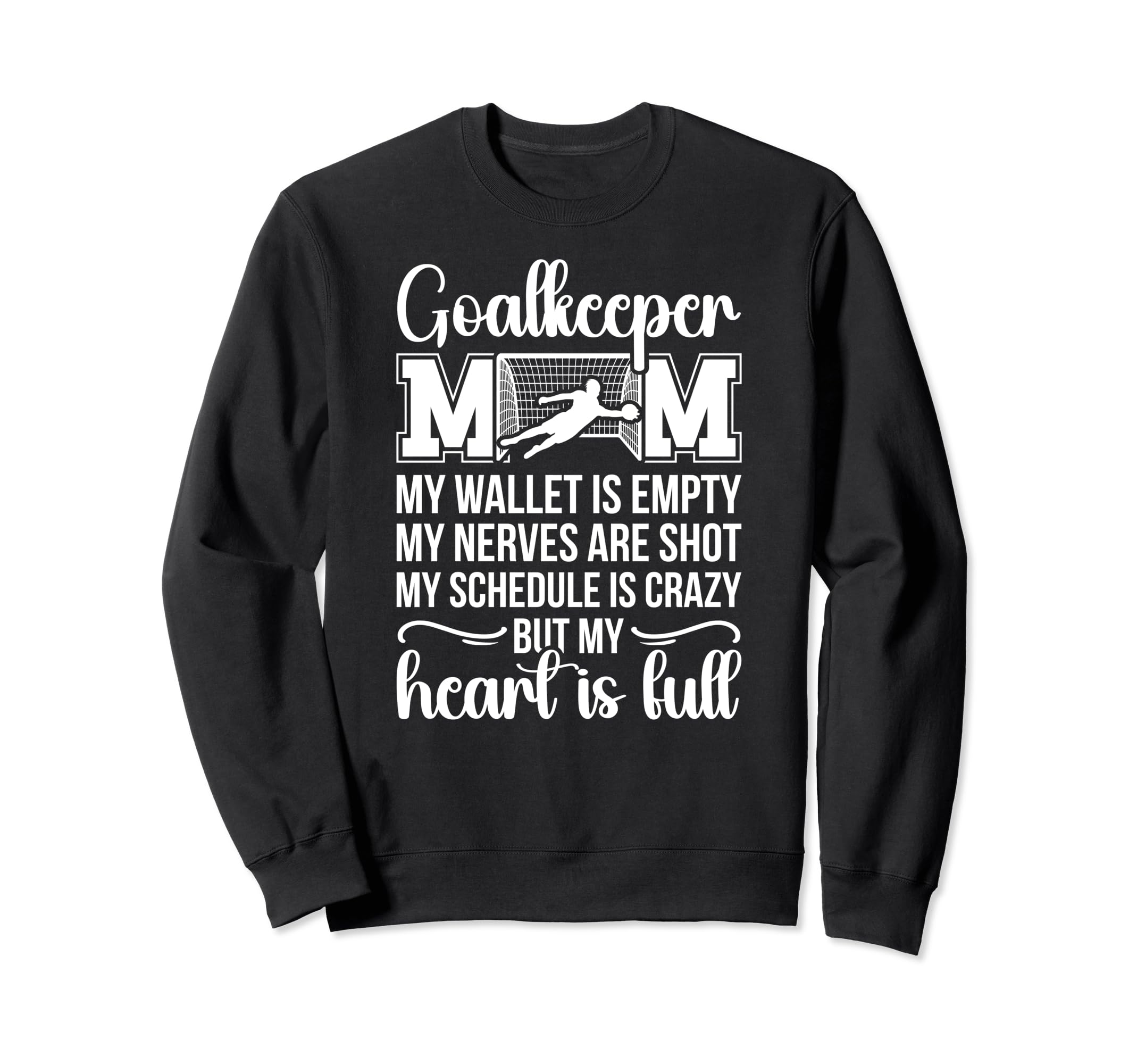 Proud Soccer Goalkeeper Mom Sweatshirt - Aesthetic Graphic for Adults