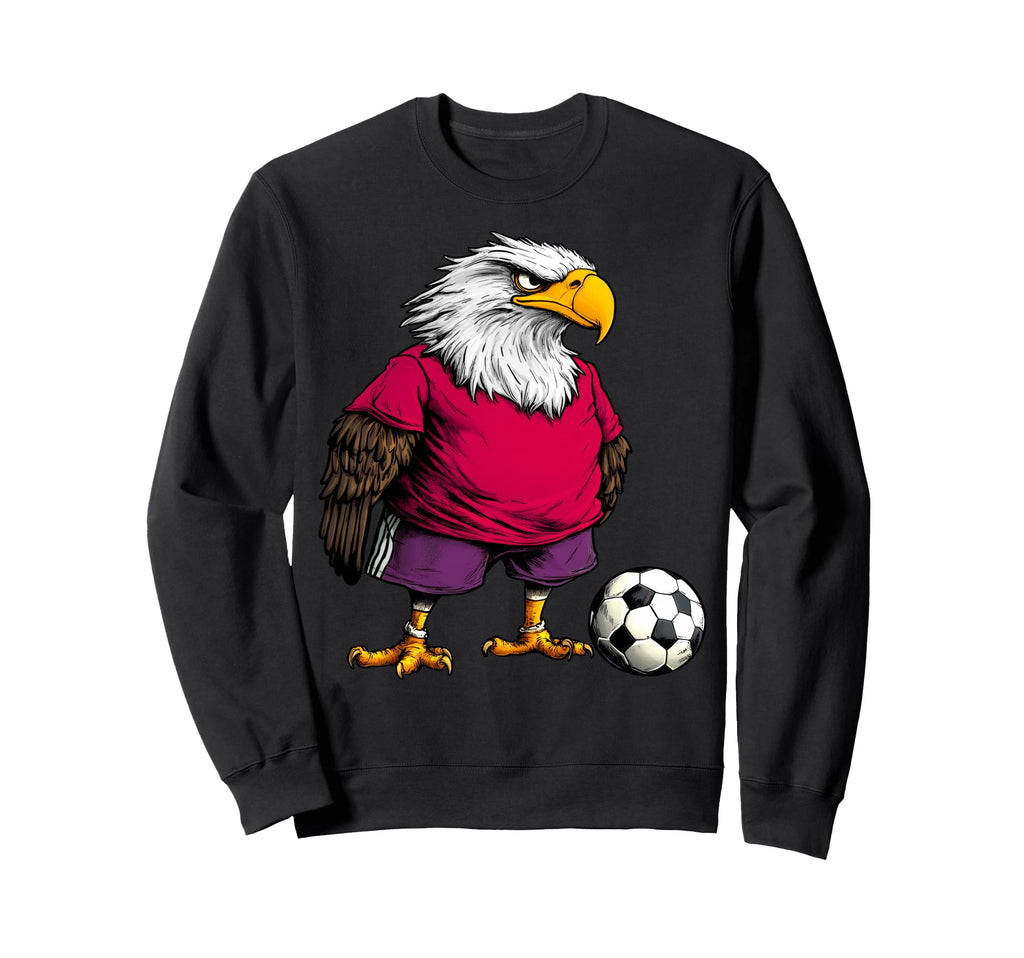Footballer Eagle Sweatshirt - Casual Everyday Wear for Adults