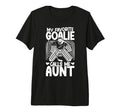 Proud Ice Hockey Goalie Aunt Hockey T-Shirt - Casual Everyday Wear Unisex