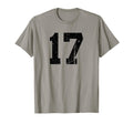 Distressed Black Sports Team Number T-Shirt - Aesthetic Graphic Men Women