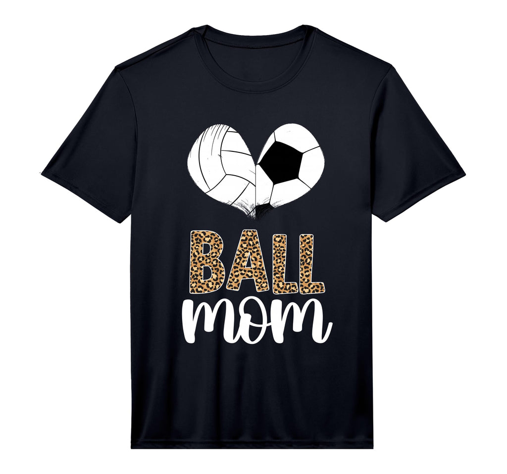 Mens Soccer Volleyball Mom T-Shirt - Minimalist Print for Adults