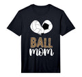 Mens Soccer Volleyball Mom T-Shirt - Minimalist Print for Adults