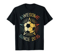 Awesome Since 2015 Soccer Birthday T-Shirt - Aesthetic Graphic for Adults