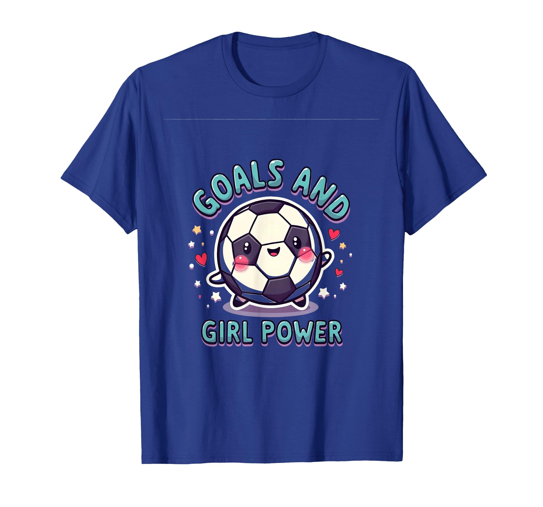 Goals And Power Soccer T-Shirt - Minimalist Print for Adults