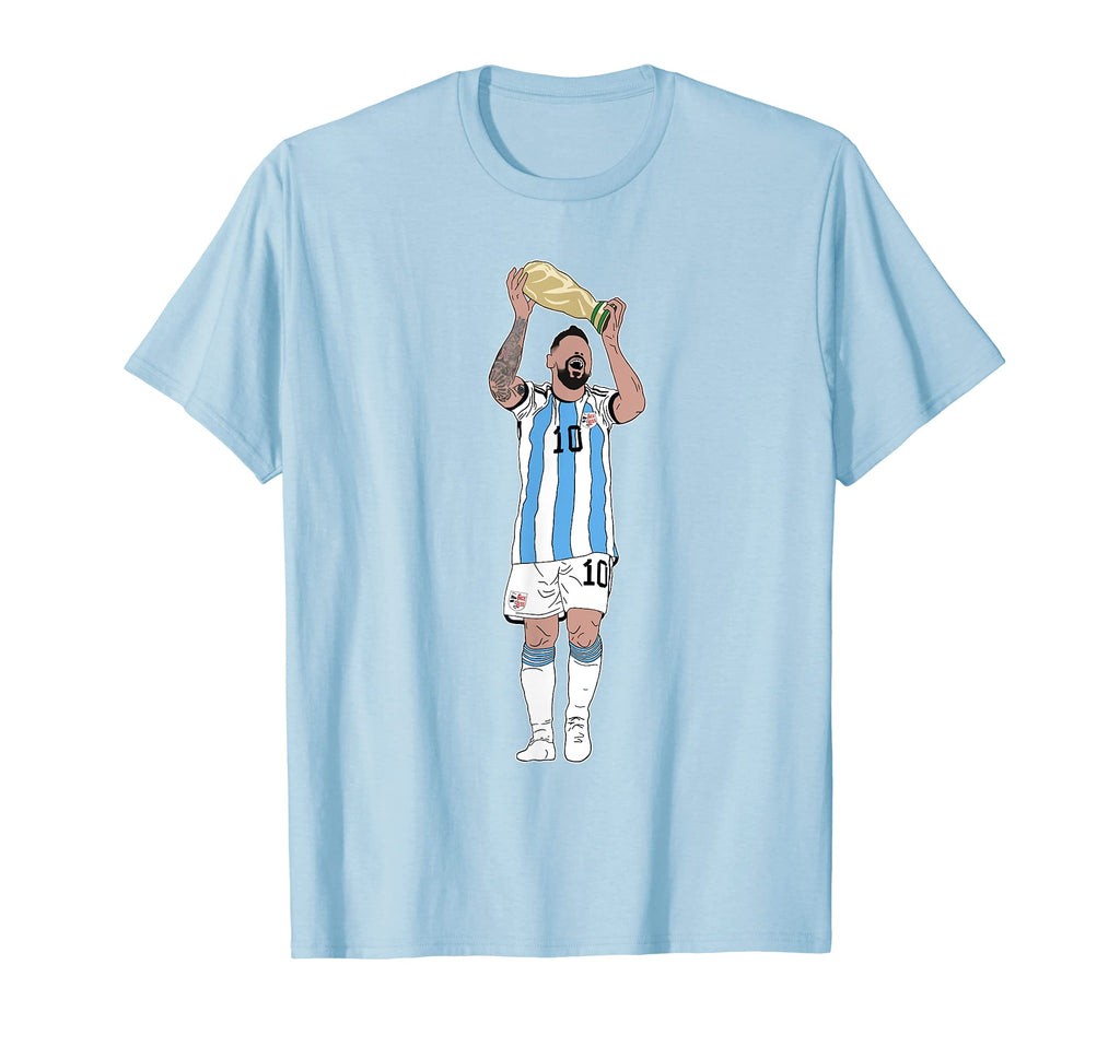 Soccer Football 10 T-Shirt - Casual Everyday Wear Men Women