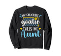 Proud Water Polo Goalie Aunt Sweatshirt - Custom Art Print for Adults