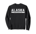 Alaska Soccer White Text Sweatshirt - Streetwear Style Unisex