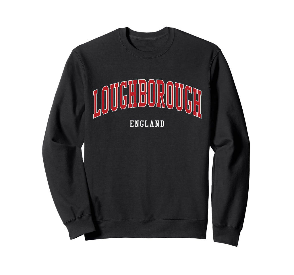 Loughborough England College Sweatshirt - Minimalist Print for Adults
