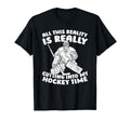 Hockey Goalkeeper Ice Hockey Goalie T-Shirt - Graphic Print for Adults