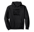 I Love Football Football Fan Soccer Hoodie - Streetwear Style for Adults