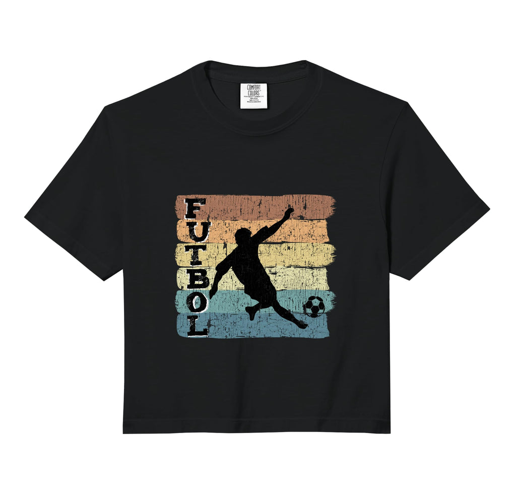 Soccer Player Silhouette Action T-Shirt - Trendy Graphic for Adults