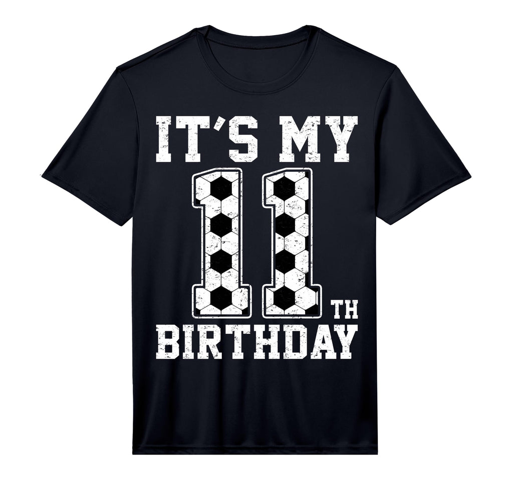 11Th Birthday Soccer Player Eleven 11 T-Shirt - Trendy Graphic Unisex