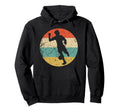 Soccer Player Silhouette Sports Hoodie - Custom Art Print for Adults
