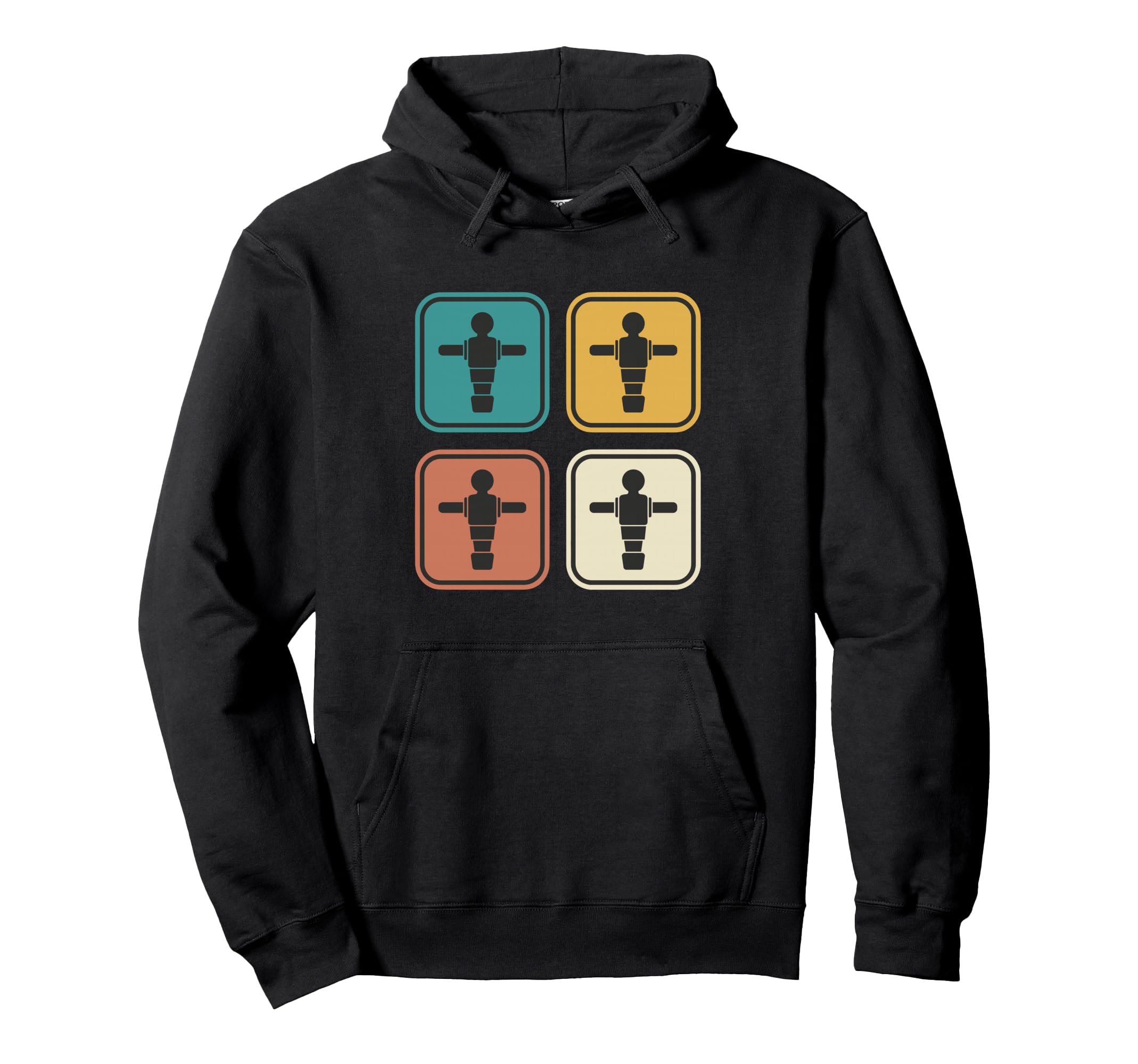 Foosball Player Icons Table Football Hoodie - Custom Art Print Unisex