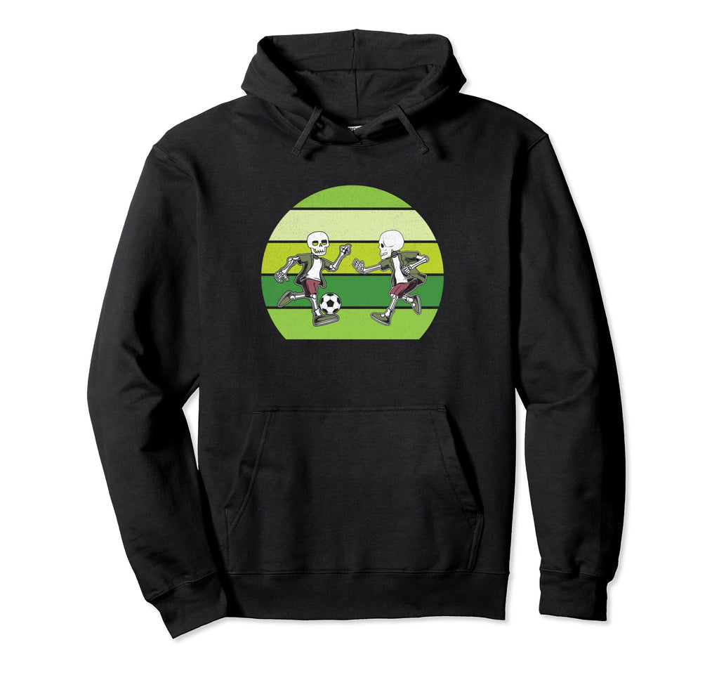 Soccer Skeletons Funny Halloween Hoodie - Custom Art Print for Adults