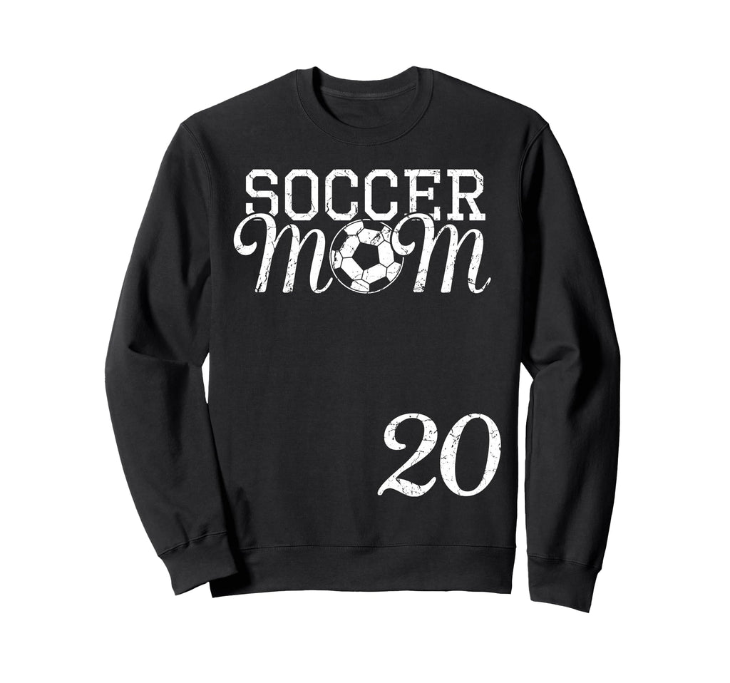 Soccer Mom Jersey Number 20 Sweatshirt - Casual Everyday Wear Men Women