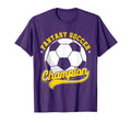 Fantasy Soccer Champion Football T-Shirt - Minimalist Print Men Women