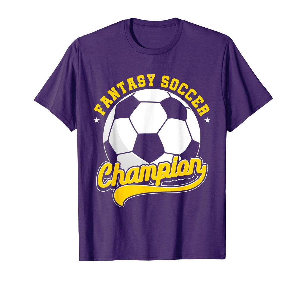 Fantasy Soccer Champion Football T-Shirt - Fun Novelty Design Unisex