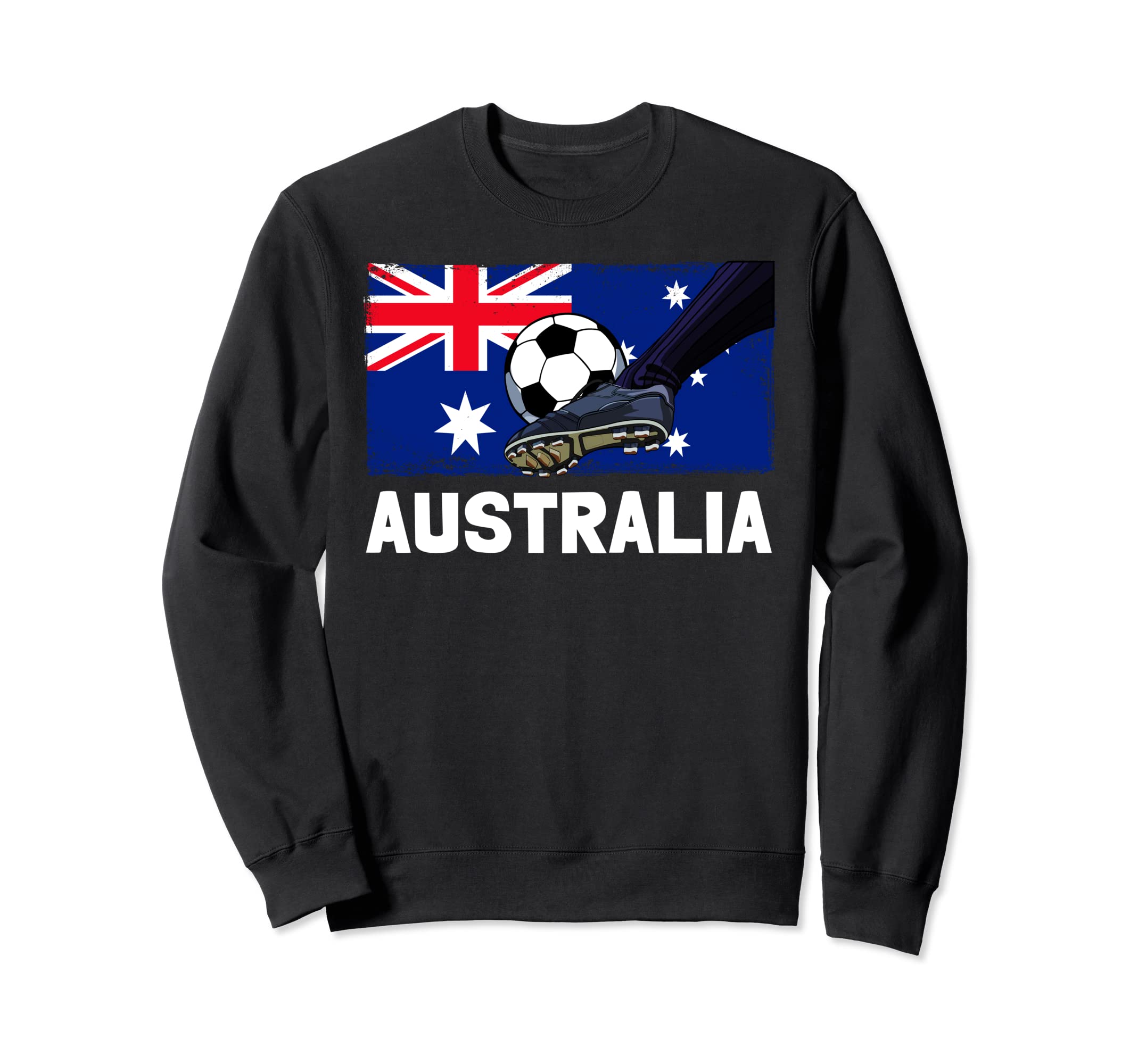 Australia Soccer Team Patriotic Fan Sweatshirt - Graphic Print Men Women
