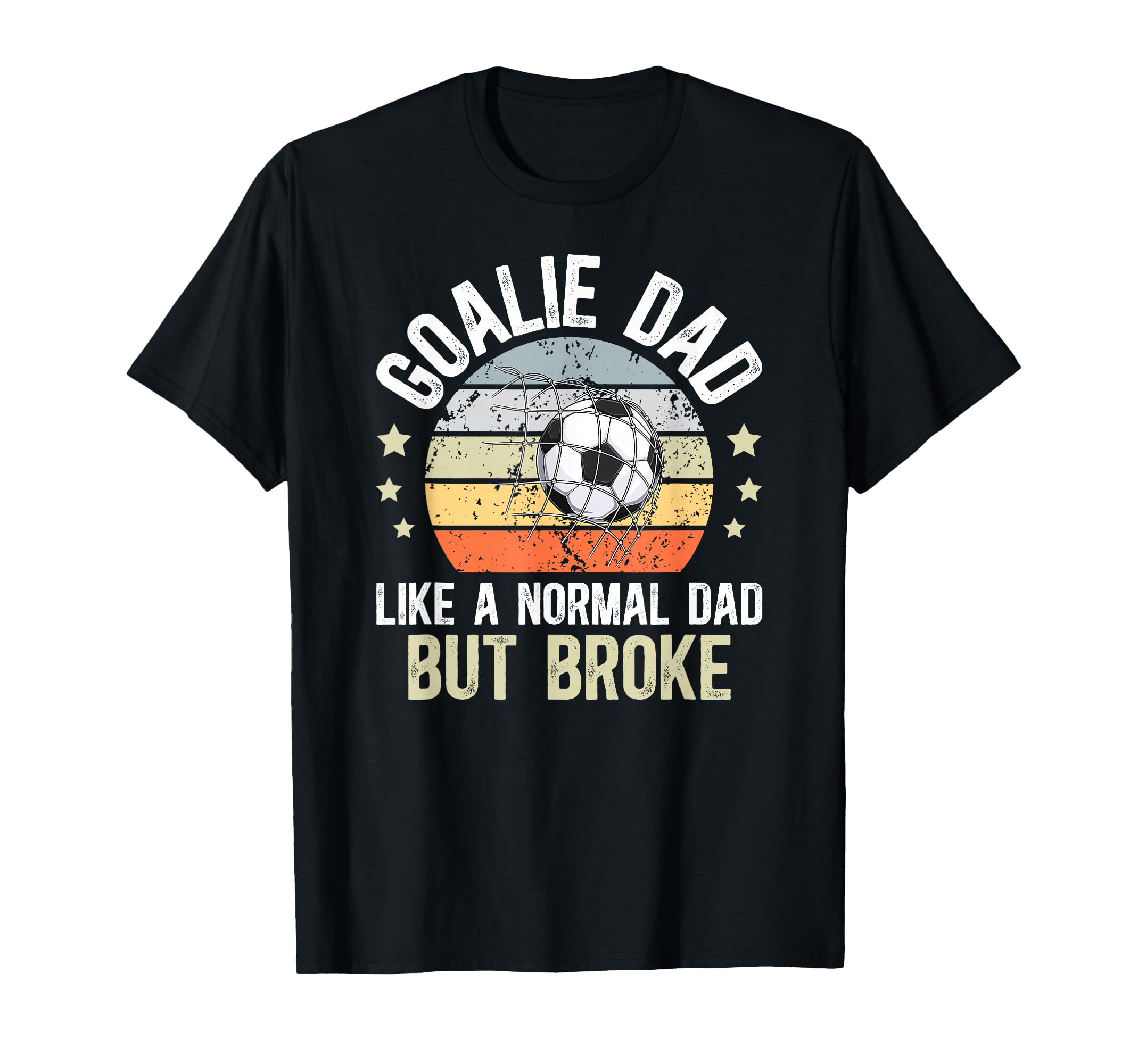 Soccer Goalie Dad Definition Dad Soccer T-Shirt - Minimalist Print Unisex