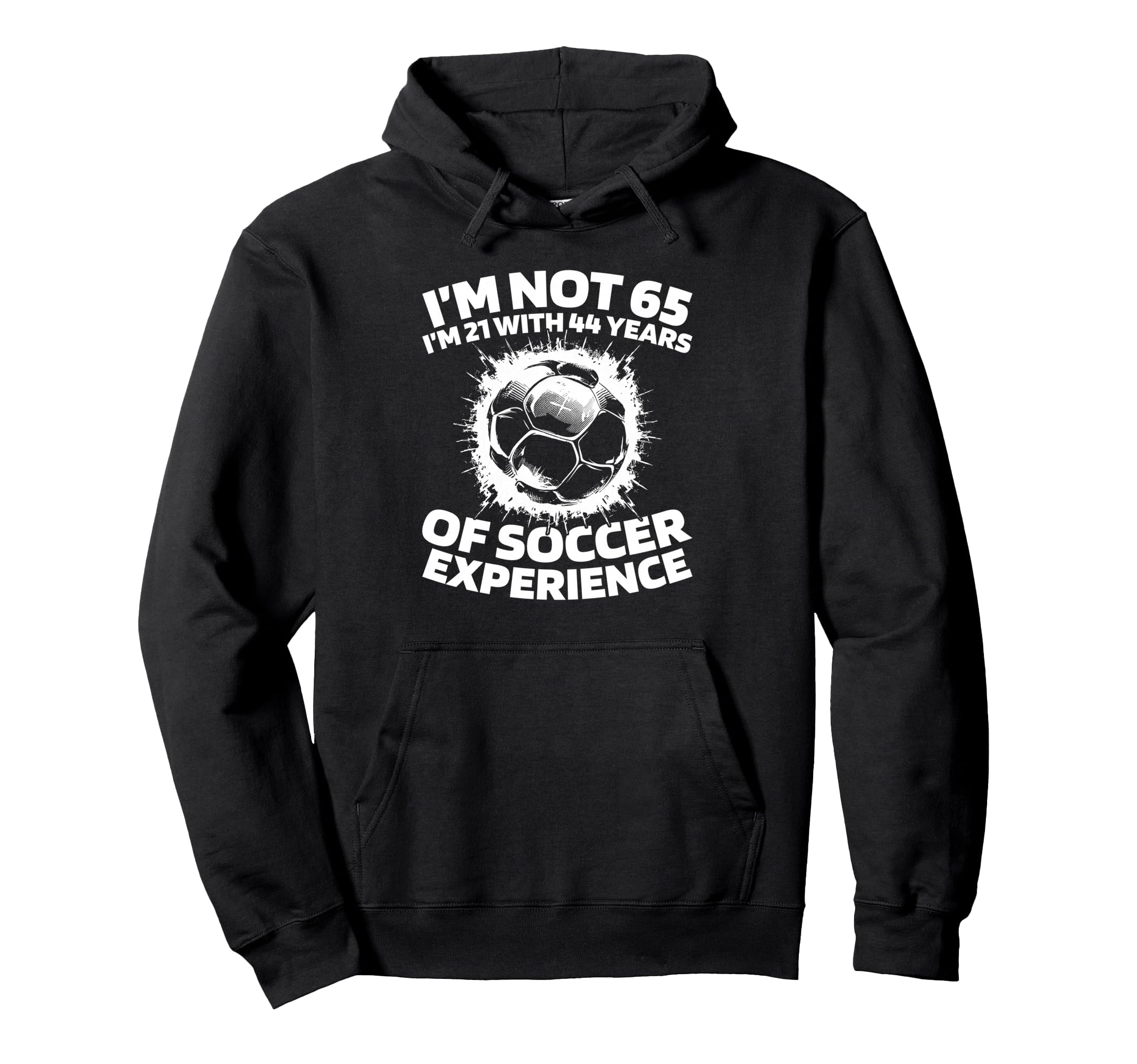 65Th Birthday Soccer Sports Team Player Hoodie - Aesthetic Graphic Unisex