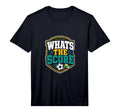 Mens Whats Score Sideline Social T-Shirt - Casual Everyday Wear Men Women