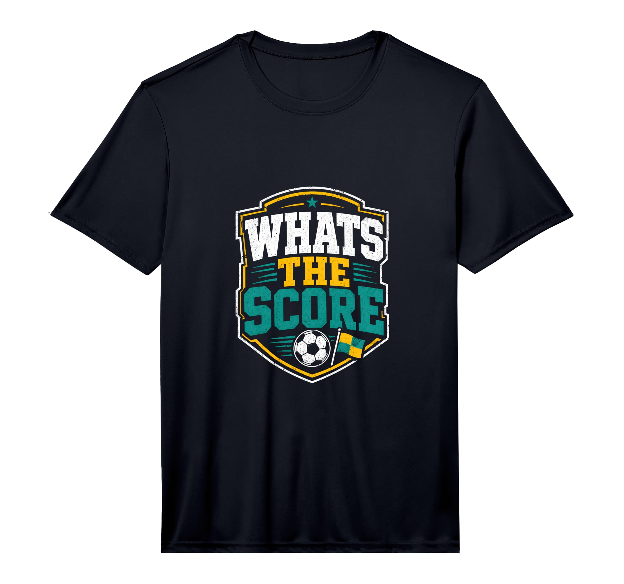 Mens Whats Score Sideline Social T-Shirt - Casual Everyday Wear Men Women