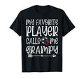 My Favorite Player Calls Me Grampy T-Shirt - Graphic Print for Adults