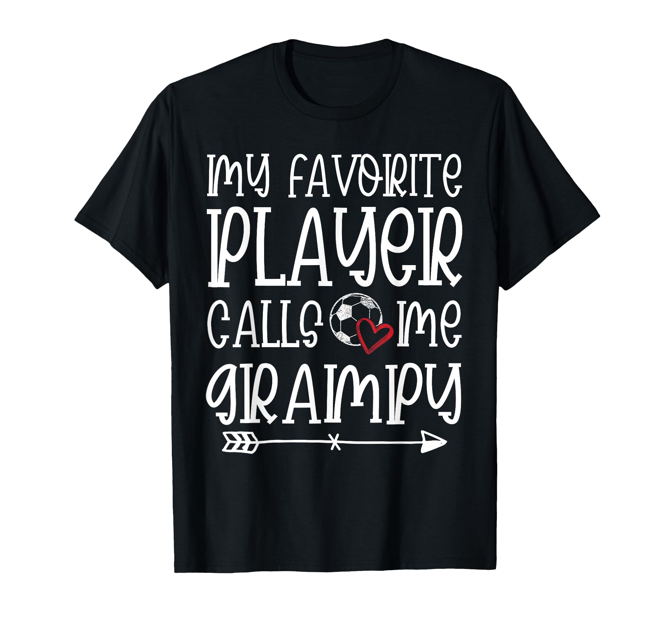 My Favorite Player Calls Me Grampy T-Shirt - Graphic Print for Adults