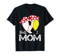 Ball Mom Heart Funny Baseball Soccer T-Shirt - Fun Novelty Design Unisex